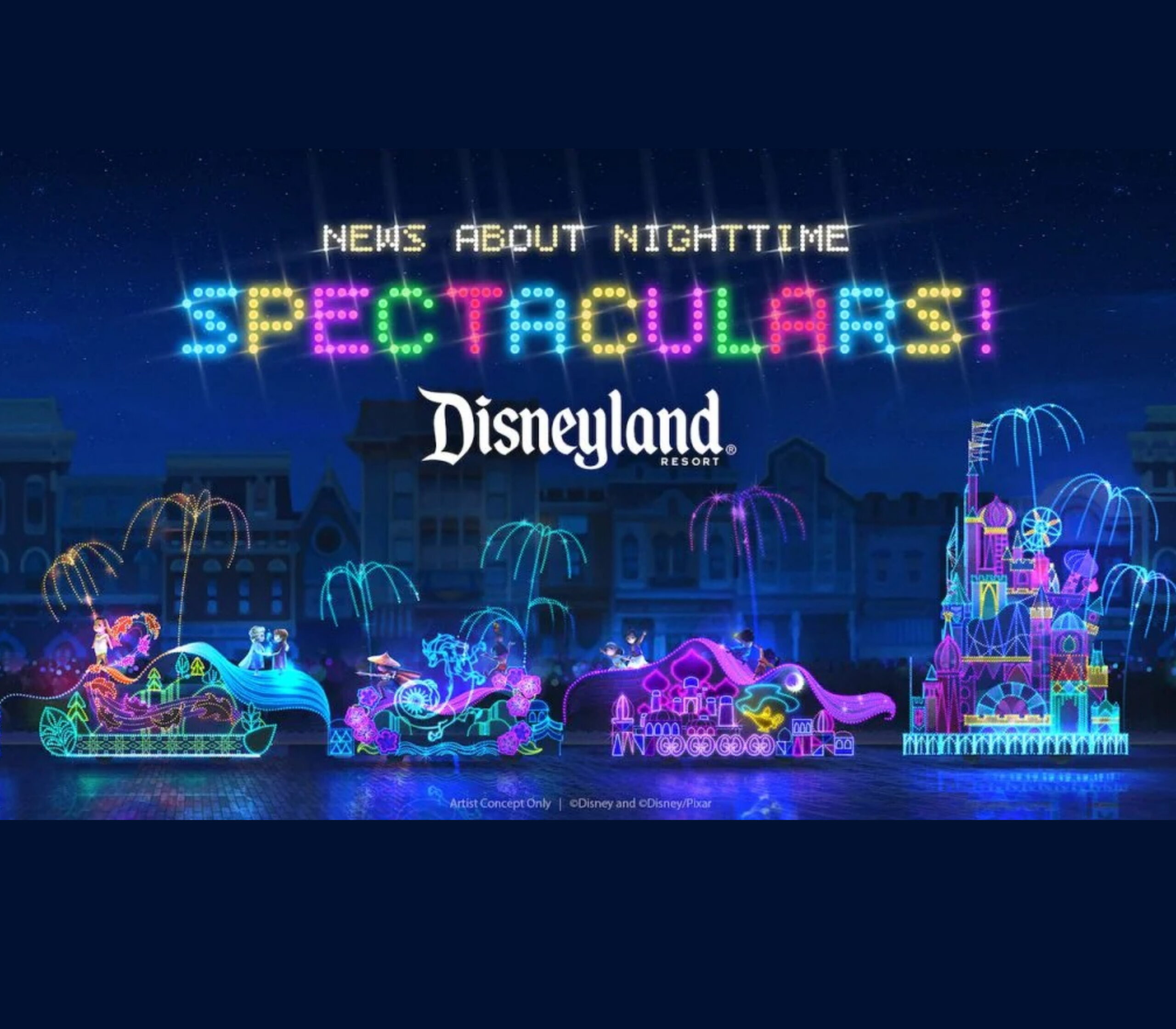 最精彩的迪士尼夜間奇觀Main Street上的彩燈花車遊行配搭主題商品和餐飲套餐