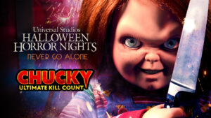 4. Chucky Ultimate Kill Count key art at HHN 2023